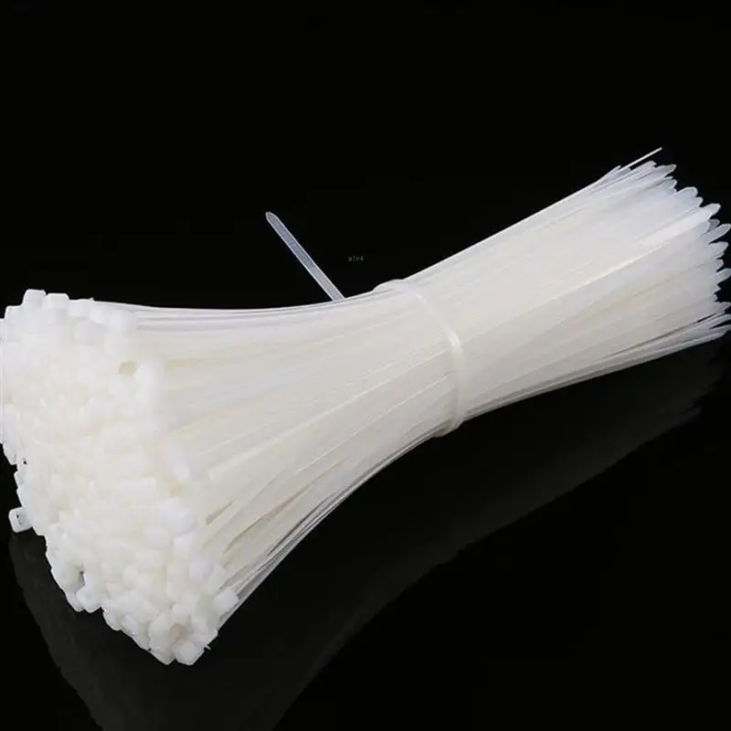 

100pcs/bag Zip Ties 2.5mm*100mm Self-Locking Nylon Cable Ties Wire Garden Plants Branch Organiser Fasten Cable Home Accessories