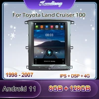 kaudiony 12 1 tesla style android 10 0 car radio for lexus lx470 toyota land cruiser lc100 auto gps navigation stereo 1998 2007