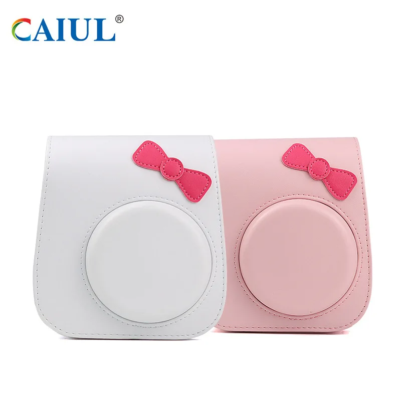 

Caiul for Fujifilm Instax Mini 11 9 8 Instant Film Retro Camera Case PU Leather Protective Bag With Straps