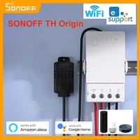 sonoff th origin 16a20a smart temperature humidity monitoring wi fi switch esp32 chip smart scene remote control via ewelink