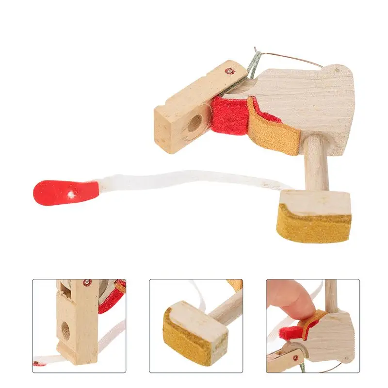 

2Pcs Vertical Piano Hammer Butts Practical Wooden Piano Whippen (Khaki)