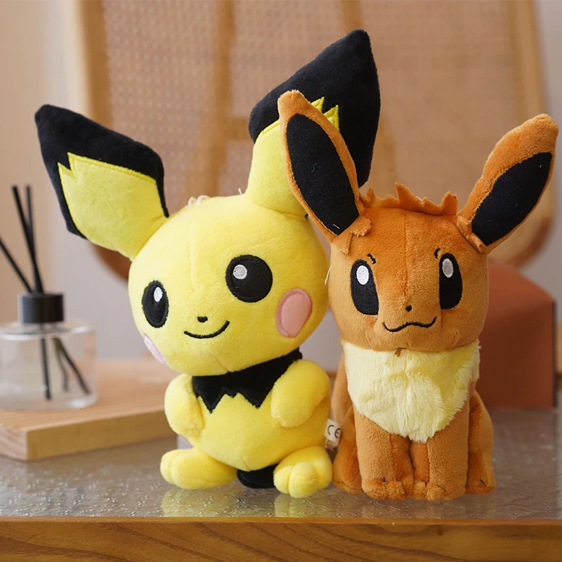 Фото Плюшевая игрушка 20 см, Покемон Эви, Пикачу, Raichu, Charizard, бластоз, Umbreon, джигглиффи, риолу, Mewtwo, Charmeleon, Gengar, сильвеон, плюшевая игрушка №2