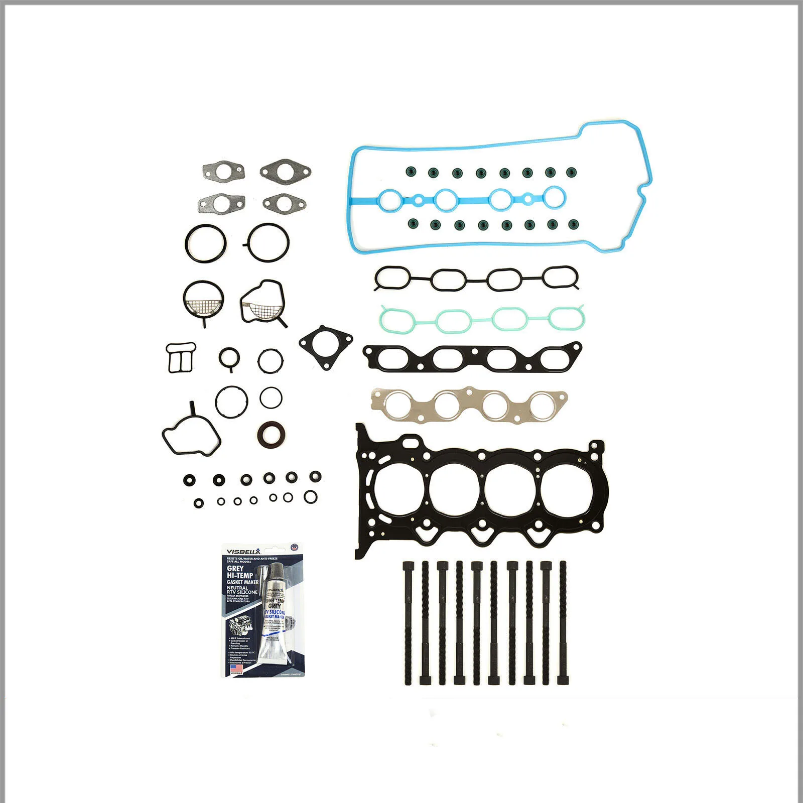 

Head Gasket Bolts Set Fits 04-06 Scion xA xB Toyota Echo Yaris 1.5L 1NZFE 1NZFXE