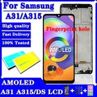 Super Amoled для Samsung Galaxy A31 A315 LCD сенсорный экран дигитайзер для Samsung A31 A315F запасные части