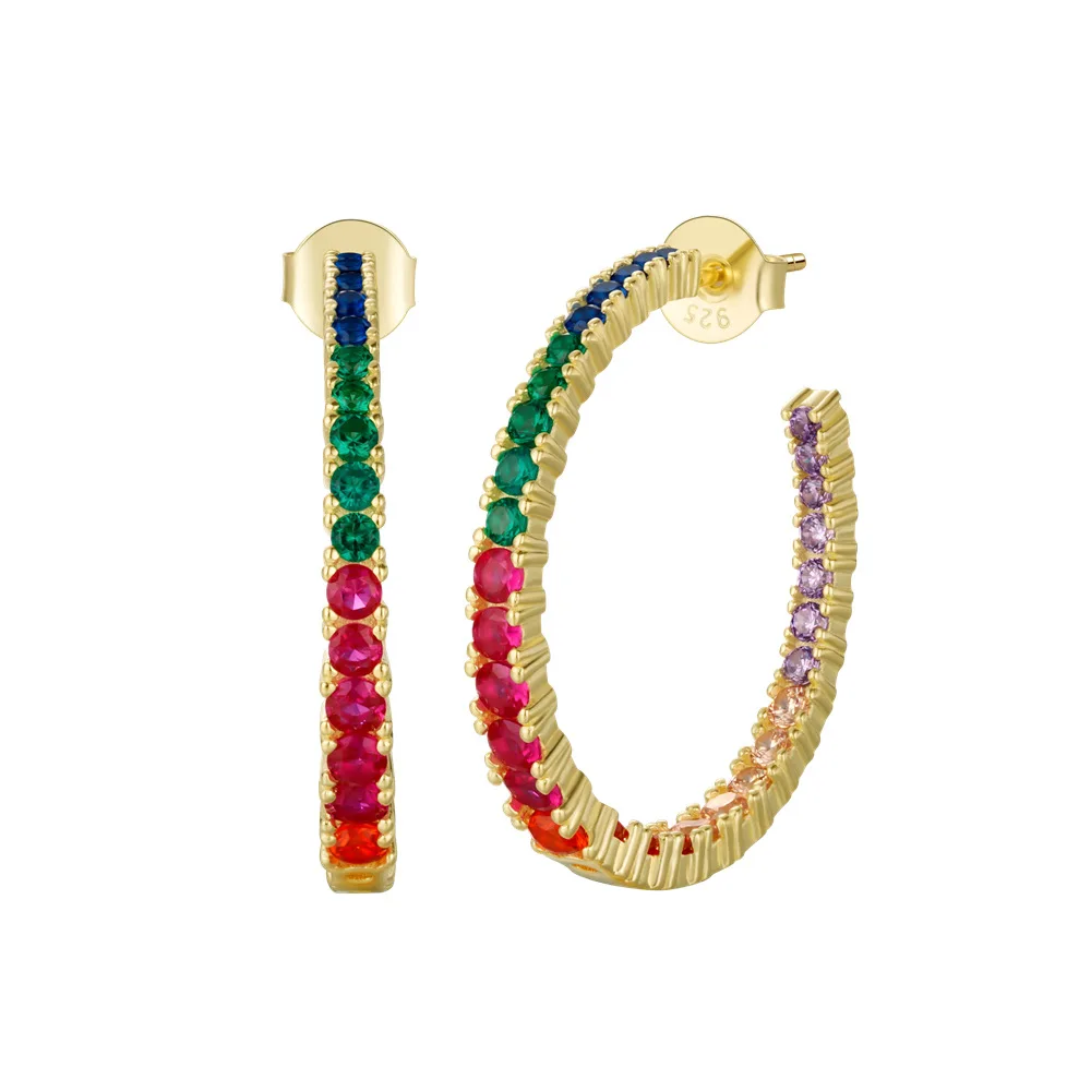 

Женские серьги-гвоздики из серебра 100% пробы с сапфиром