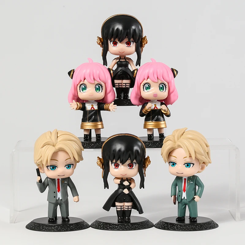 

6pcs/set SPY x FAMILY Twilight Yor Forger Anya Forger PVC Collection Figurine Toys Model Dolls