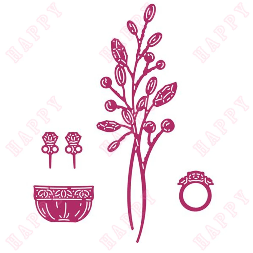 

New Metal Cutting Dies Glinting Accessories Template DIY Scrapbook Diary Album Paper Greet Card Decoration Embossing Craft Mould