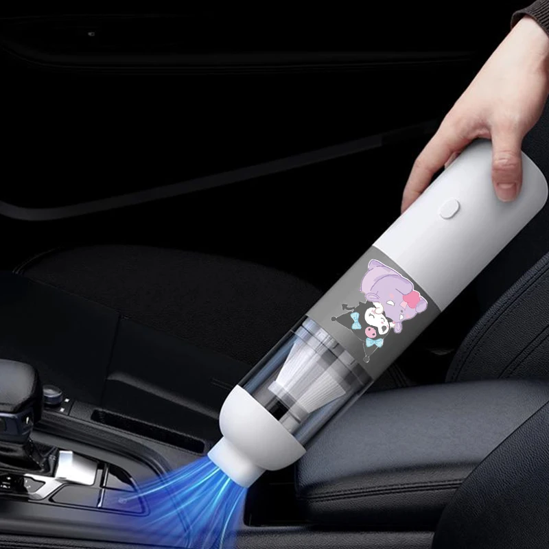 

Kawaii 10 дюймов My Melody Kuromi Sanrioed Новый беспроводной ручной бытовой удобный Мощный мини-пылесос