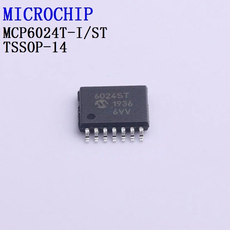 

2/10/50PCS MCP6024T-I/ST MCP6032-E/SN MCP6052-E/SN MCP6054-E/SL MCP6072T-E/MNY MICROCHIP Operational Amplifier