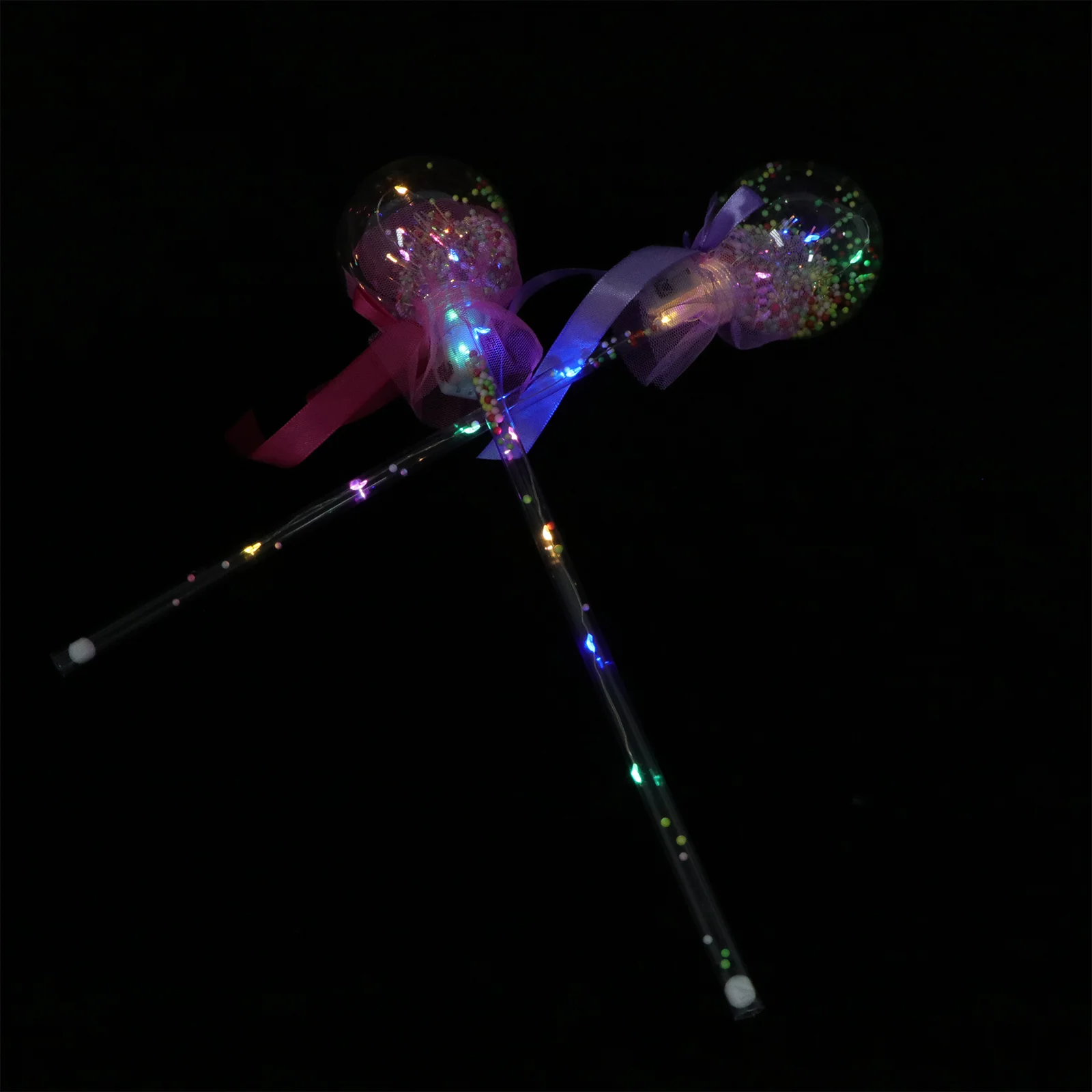 

2Pc Kids Funny Portable Handheld Kids Rave Magic Wand Glowing for Party