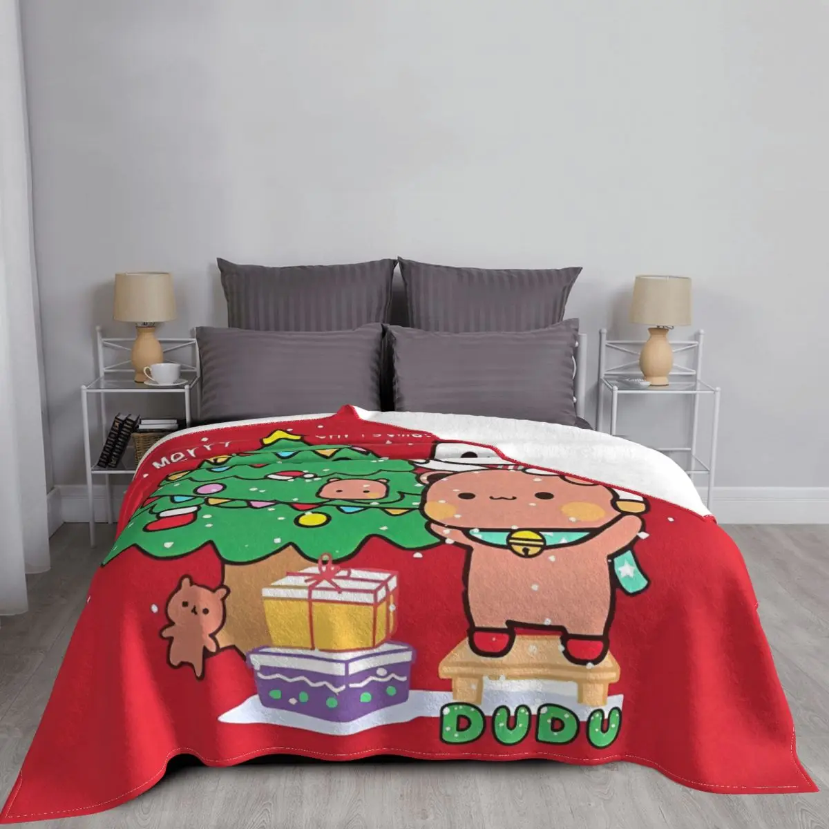 Bubu Dudu Рождественская Панда медведь вязаный женский Счастливого Рождества