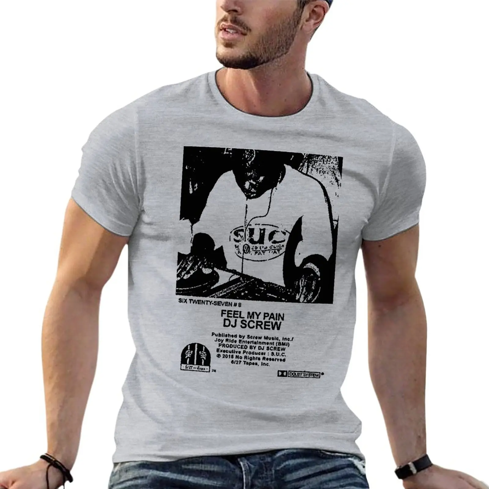 

Dj винт ощущение моей боли и вкрученный Хьюстон Мемфис Южный R футболка большого размера индивидуальная мужская одежда 100% хлопок Топ Футболка