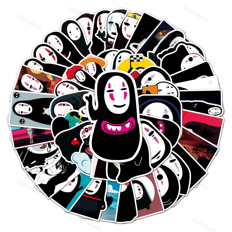 

200pcs Cartoon Anime Spirited Away Stickers For Car Laptop Phone Fridge Scrapbook Decal Waterproof Graffiti Sticker Toys Gifts