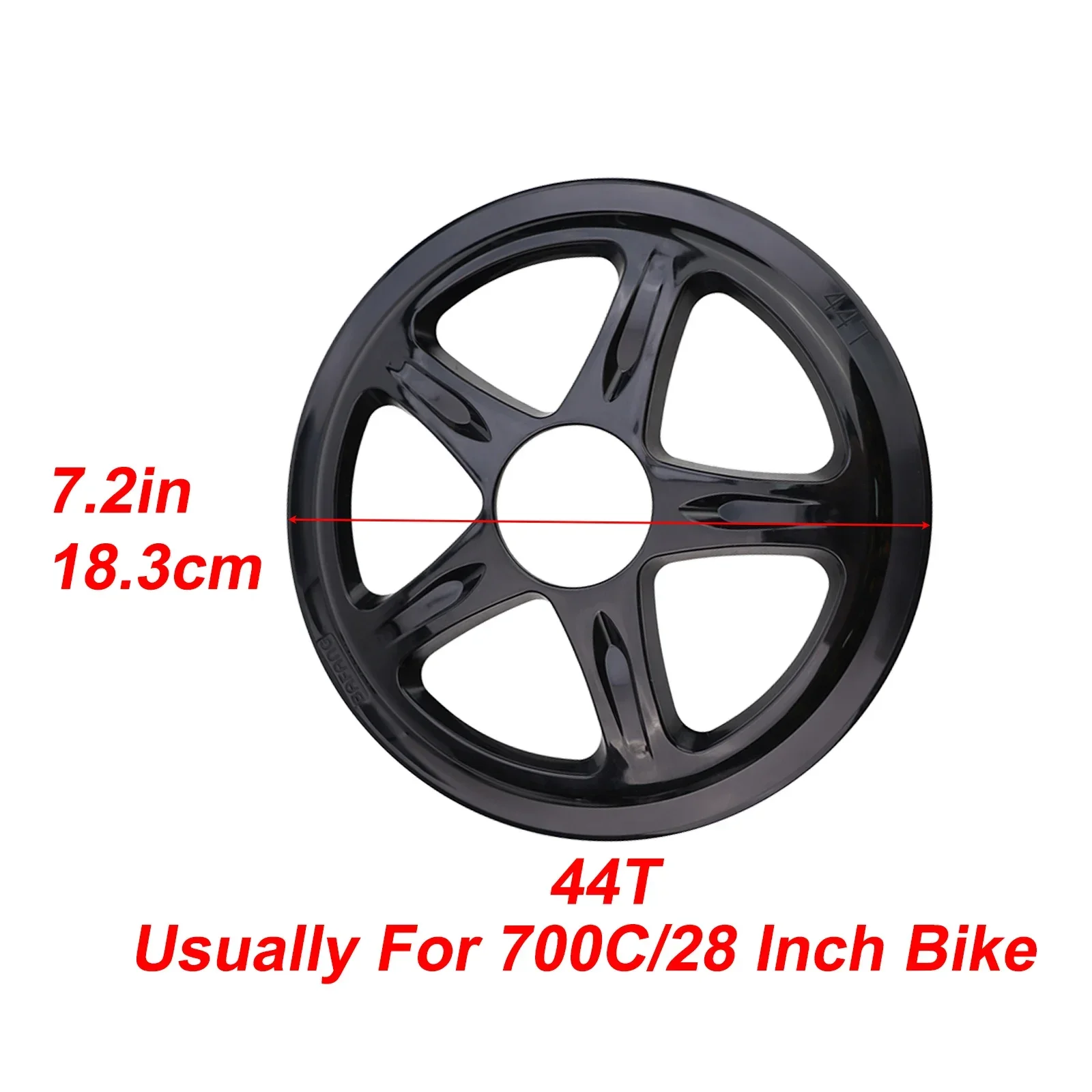 Звездочка колеса 1 комплект 44T 48T BBS01 черная для Bafang MidDrive моторная сталь + ABS