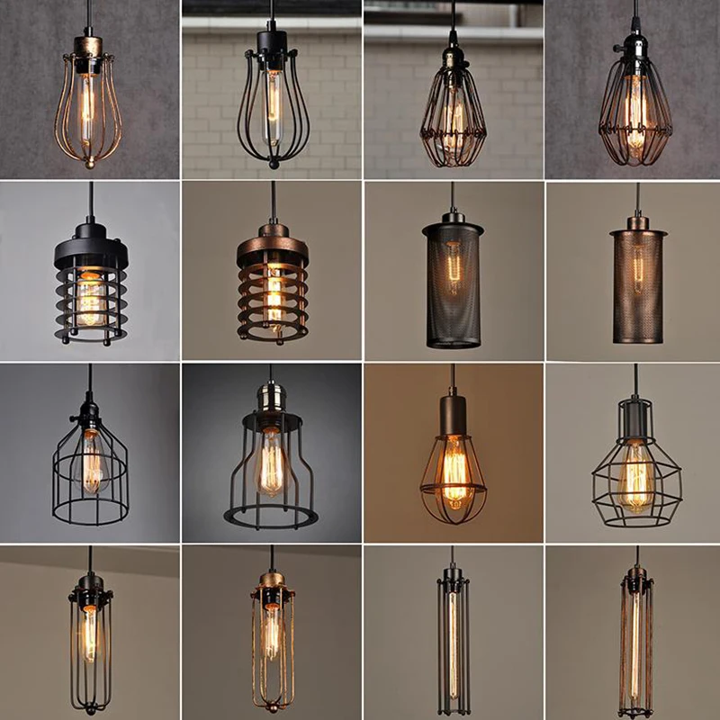 

Креативный подвесной светильник, освещение для коридора, лестницы, крыльца, лофта, бара, креативное освещение с бородкой, Индустриальный декор из железной проволоки, осветительный прибор для домашнего декора