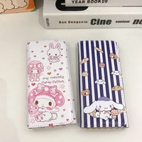 cute wallet clutch bag coin purse sanrio cartoon cute long wallet cinnamoroll babycinnamoroll melody print student wallet