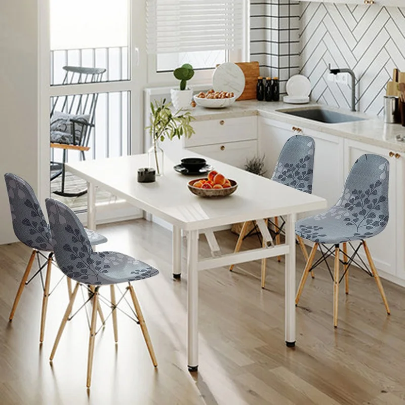 Чехол на растяжках для стула с эластичным безрукавным сиденьем для гостиной, столовой, офисов и отелей.