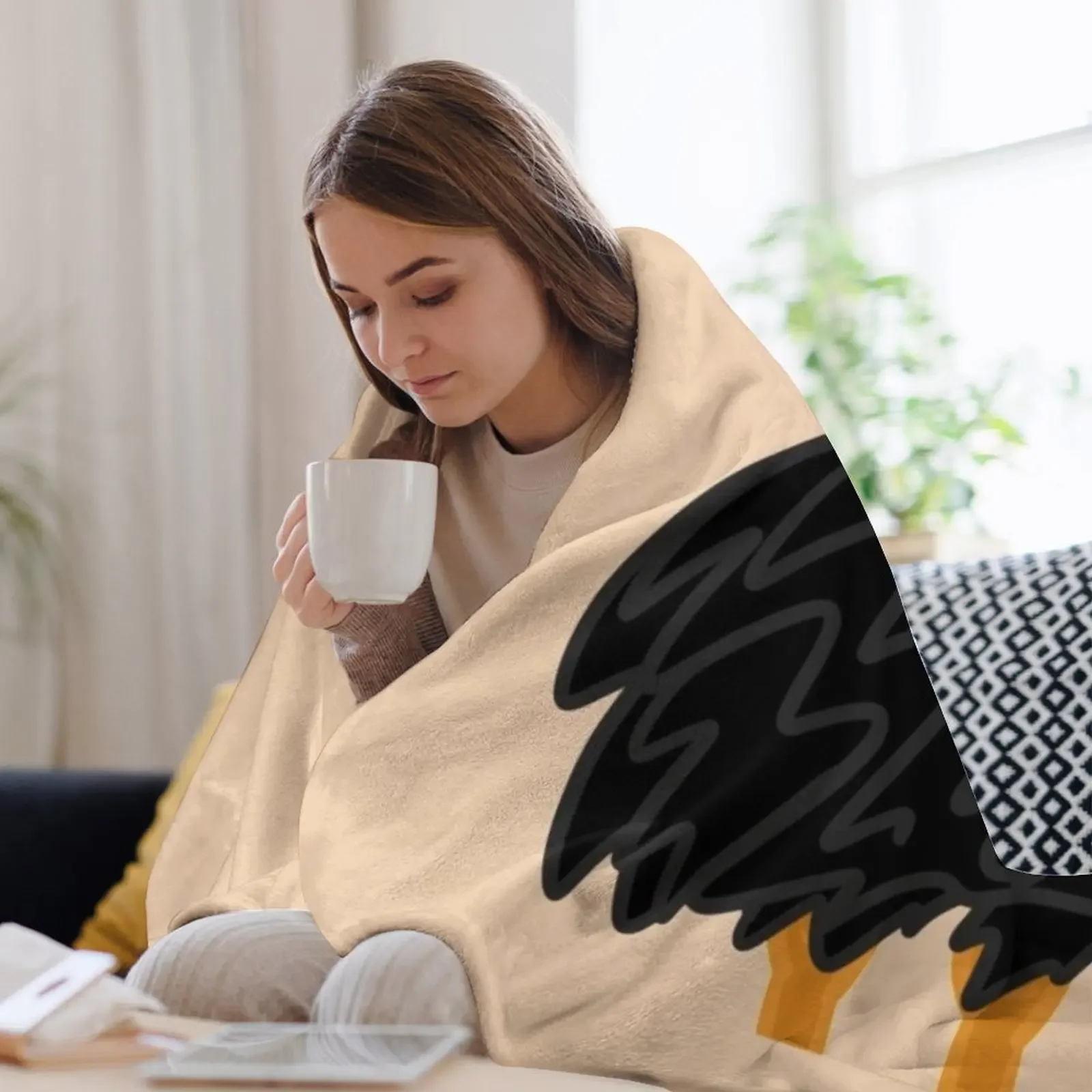 Cassowary персональное плюшевое одеяло