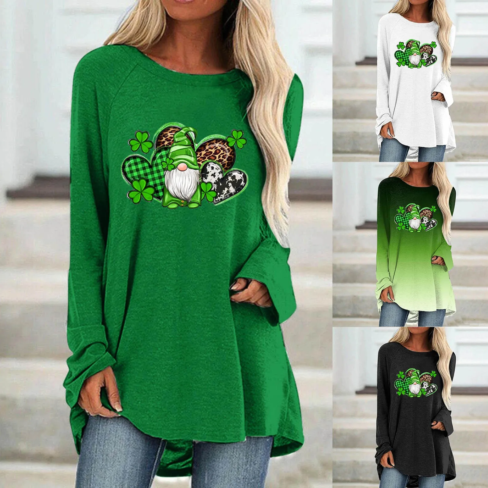 

Женская Однотонная футболка с принтом, пуловер с круглым вырезом и длинными рукавами, женская блузка с v-образным вырезом, женские осенние Т...