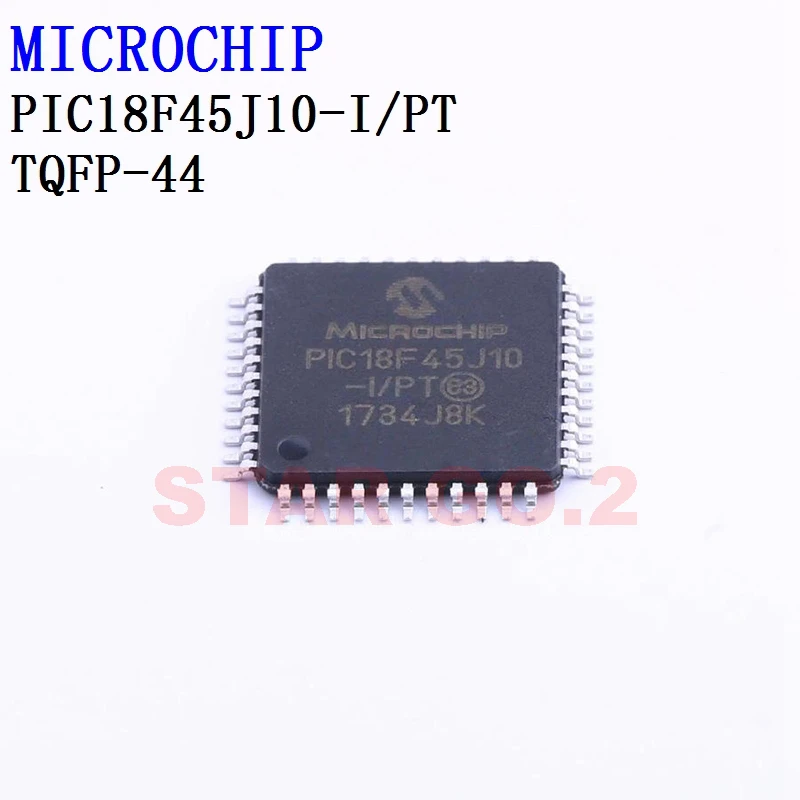 

2PCSx PIC18F45J10-I/PT TQFP-44 MICROCHIP Microcontroller