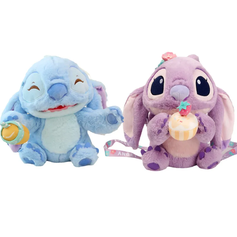 

Оригинальная плюшевая игрушка из аниме Disney Лило и Ститч, венок мечты, ангел, милый Ститч с ремешками, многофункциональная подвижная искусственная игрушка