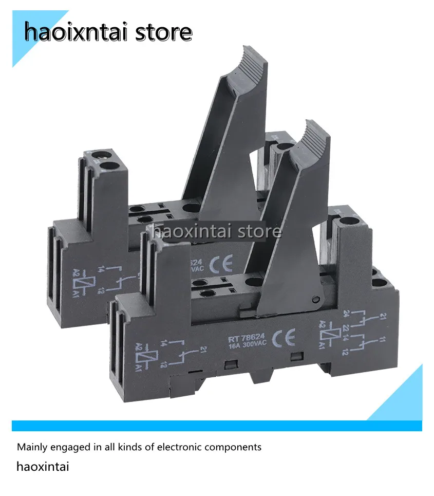 

Релейная база RT78624 14F-1Z-C2 с фотоэлементом HF115F, 5 отверстий, 1 шт.