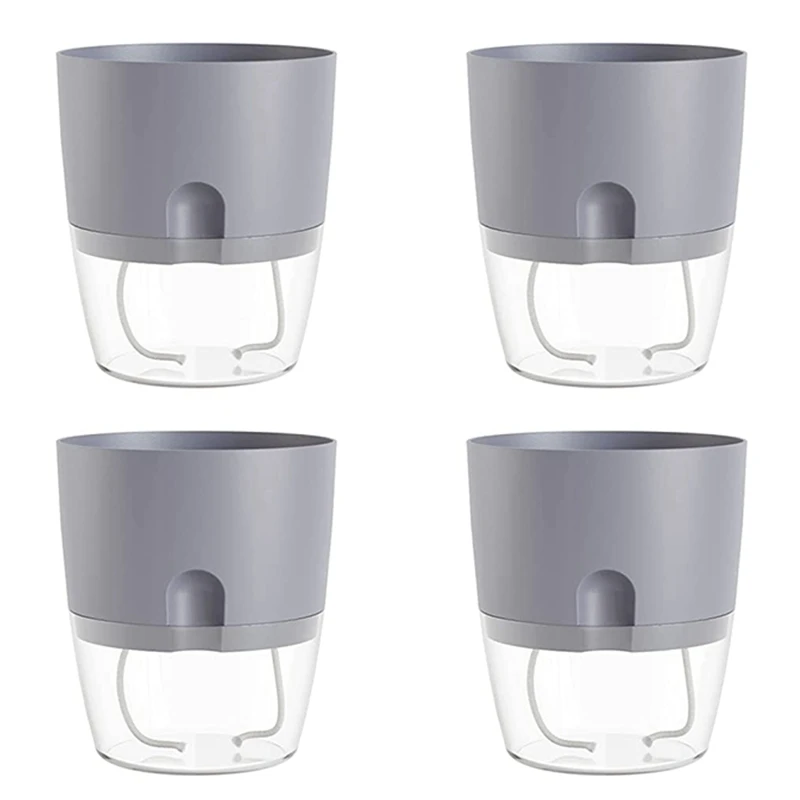 Kitchen Herbs Flower Pot Plant Pot With Self-Watering And Water Reservoir Diameter Perfect As Herb Pot Set Of 4
Kitchen Herbs Flower Pot Plant Pot With Self-Watering And Water Reservoir Diameter Perfect As Herb Pot Set Of 4