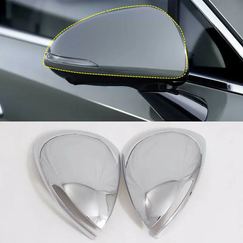 

Chrome Exterior Rearview Side Mirror Cover 2pcs For Hyundai Sonata