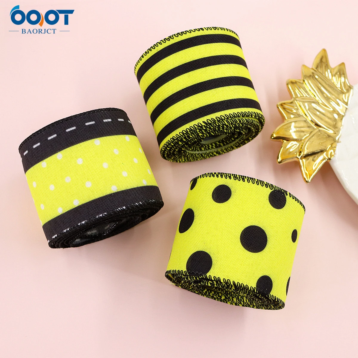 Пасхальная Милая мультяшная Проводная лента с закругленными краями 63 мм 5 ярдов