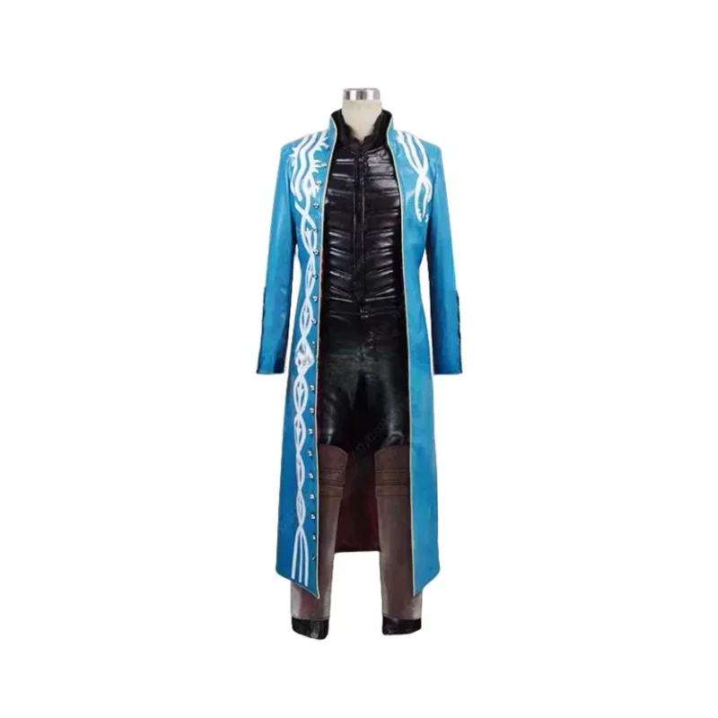 Костюм для косплея DMC 3 vergilcos униформа на Хэллоуин индивидуальный пошив любой