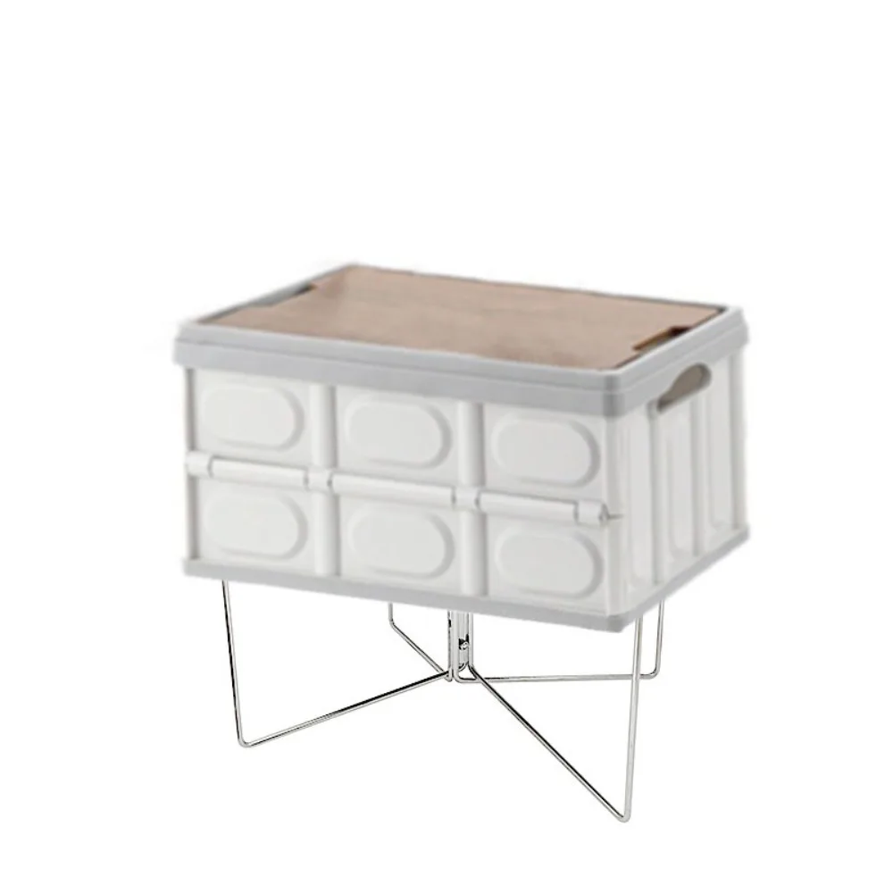 Прочная складная подставка для кемпинга-холодильника портативный металлический