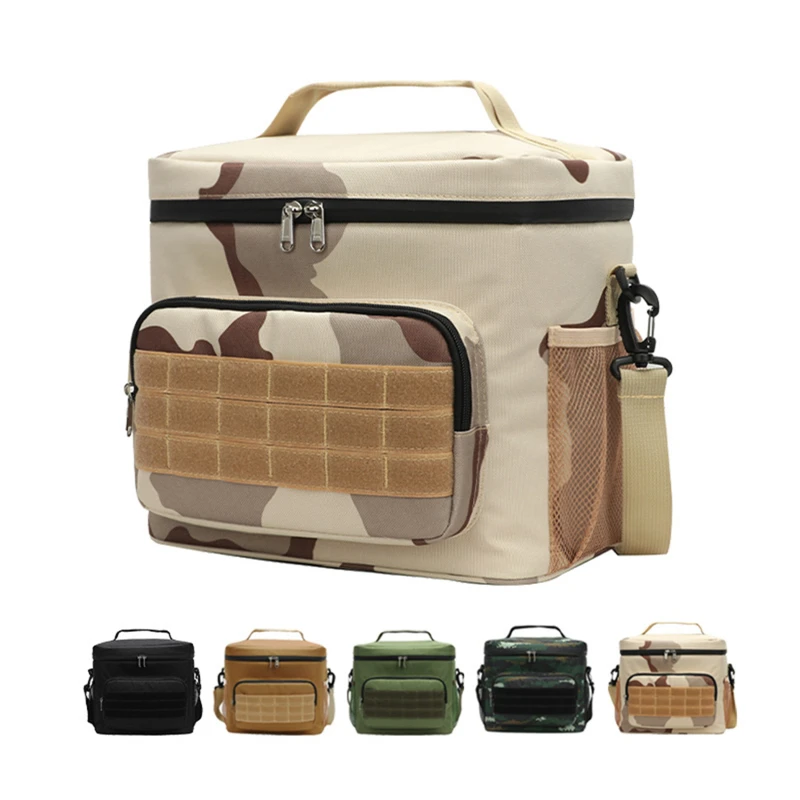 

Camouflage Camp Waterproof Insulation Bag 100% Leakproof Beer Bottle Cooler Bag Large Insulated Fridge Portable Picnic Food bag