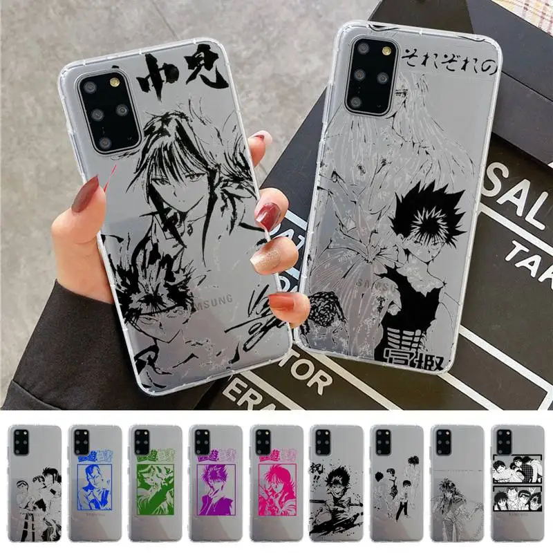 

Yu Yu Yuyu Hakusho anime Phone Case for Samsung A12 21 30 31 51 52 70 71 for Redmi8 9 10 for Honor10 70 50 Clear Case