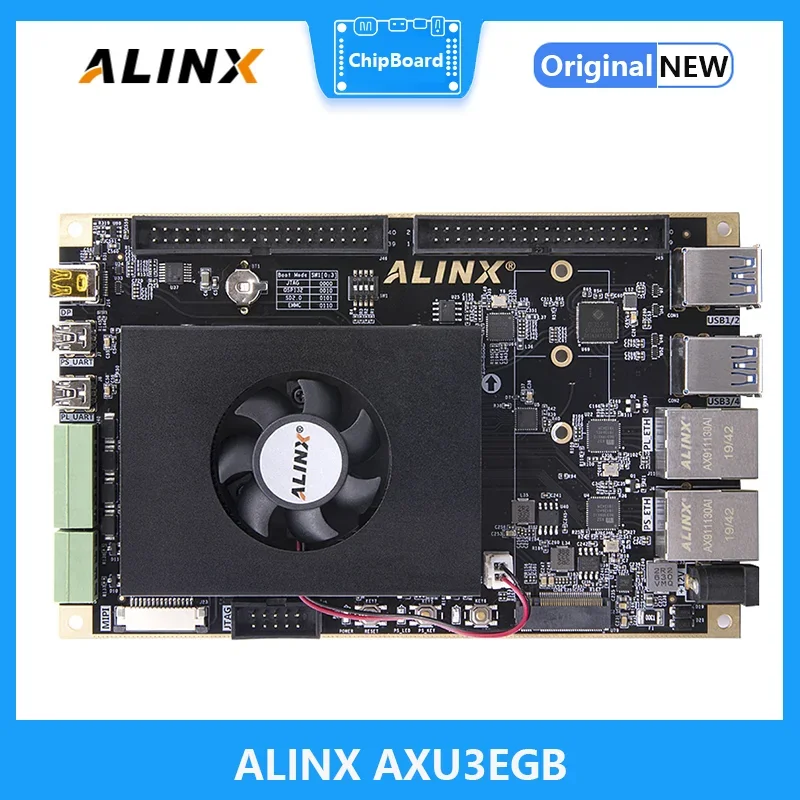 Макетная плата ALINX AXU3EGB: Xilinx Zynq UltraScale + MPSoC XCZU3EG FPGA макетная AI Vitis-AI DPU 4K видео