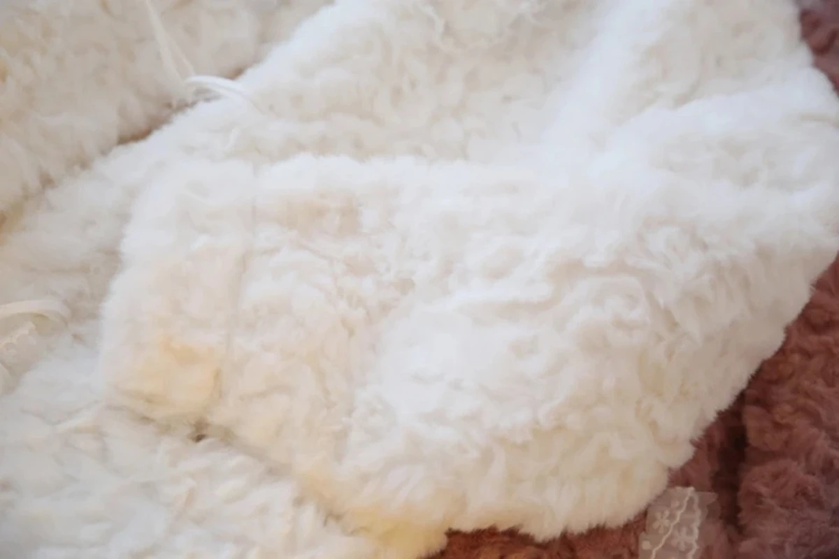 Autumn Winter Woman New Faux Fur Coat Loose Sweet Korean Fashion Tops Cute Kawaii Lace Patchwork Lamb Wool Warm Jacket Clothing