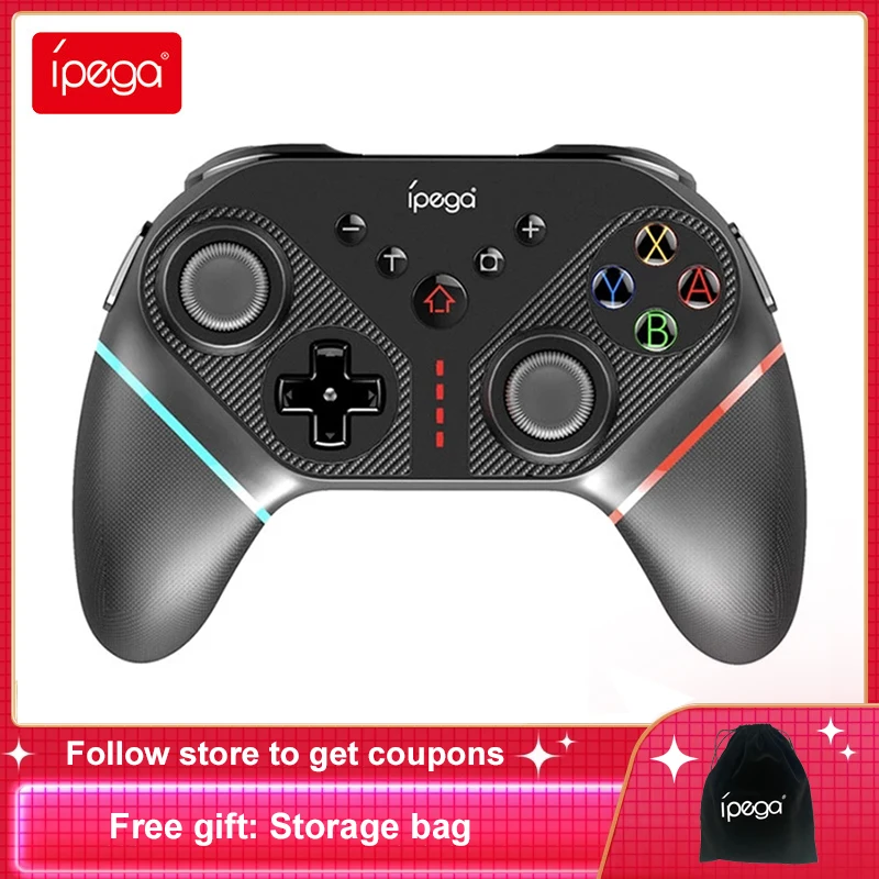 

Ipega PG-SW038 Gamepad Wireless Game Controller for Nintendo Switch with Six-axis Gyroscope Vibrating Motor Joystick NS Controle