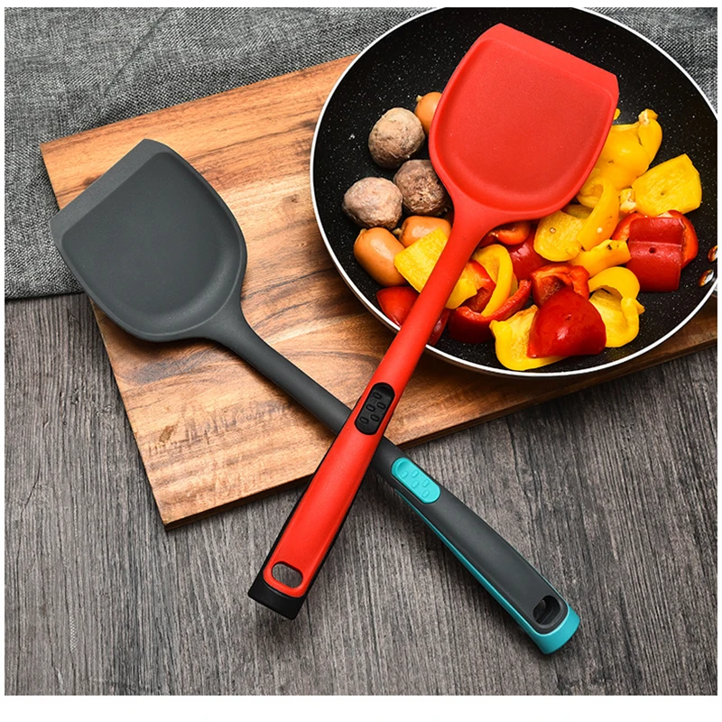 

1 Pcs Silicone Spatula Heat-Resistant Long Handle Non-Stick Turner Kitchen Kitchen Cooking Spatula Non-Stick