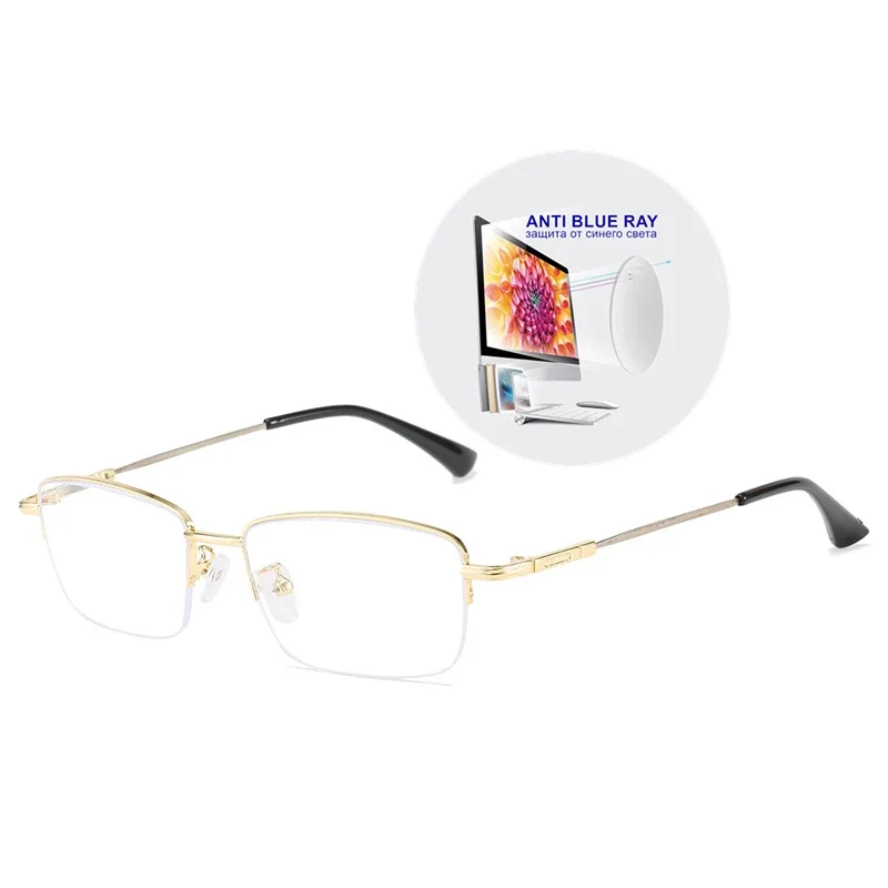 Очки для близорукости сферические от -0 5 до -10 женские и мужские полусплавные очки