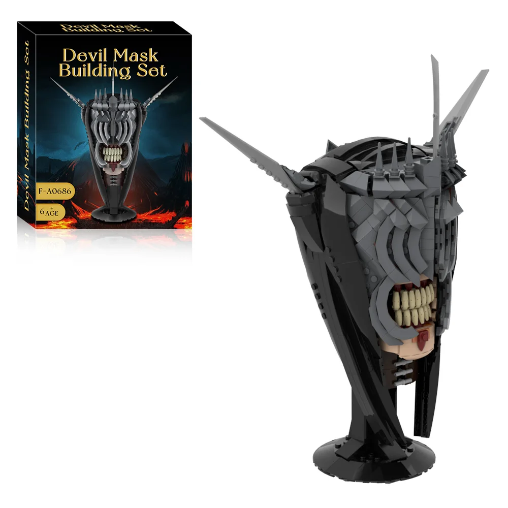 Строительные игрушки Lord Mouth of Sauron совместимые с наборами Lego модель LOTR идеи на
