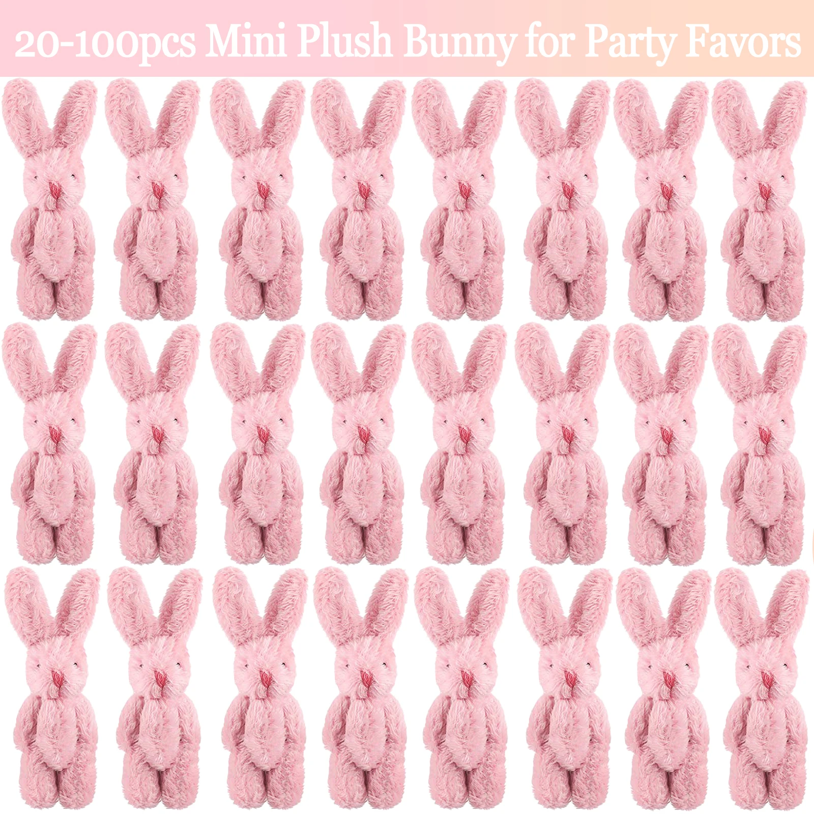 

Мини-плюшевые кролики JIUAN