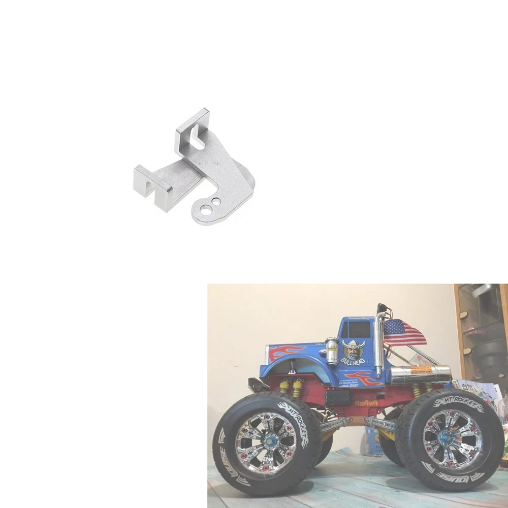 Металлический кронштейн для крепления коробки передач TAMIYA Clodbuster BullHead Monster Truck