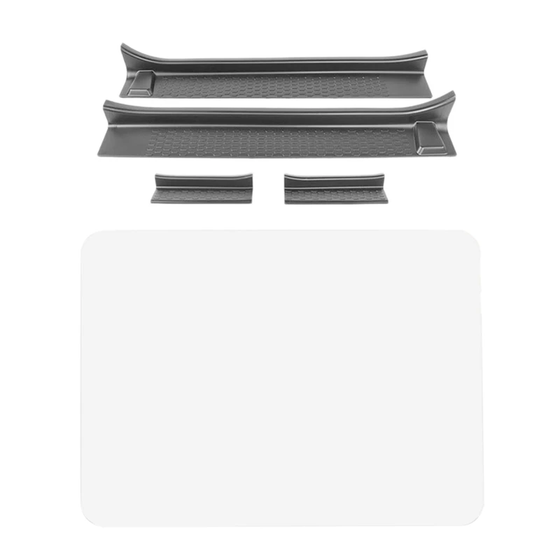 

Media Center Protective Film For 2018 Jeep Wrangler Jl U-Connect & Front Entry Guards Door Sill Plate Protectors