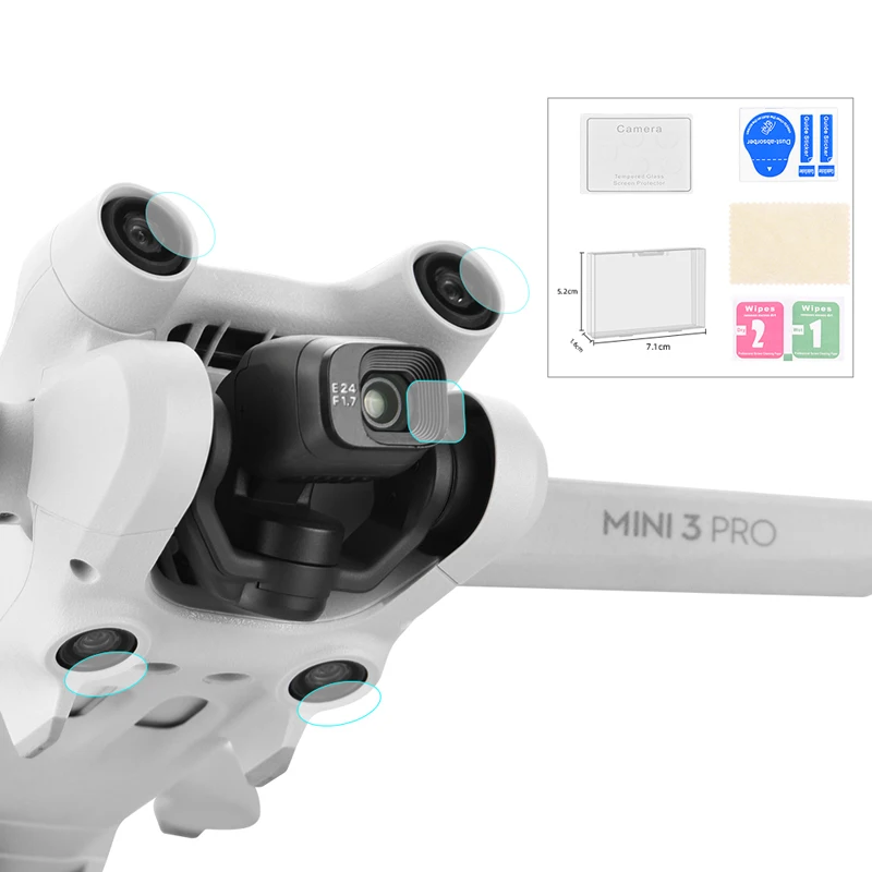 

Camera Lens Protective Film for DJI Mini 3 Pro Drone Glass Screen Protector