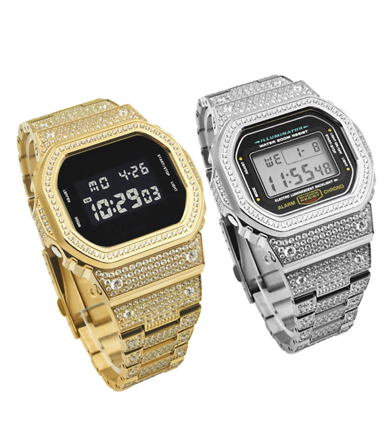 Металлический чехол из нержавеющей стали для часов Casio G-Shock DW6900 ремешок | Наручные