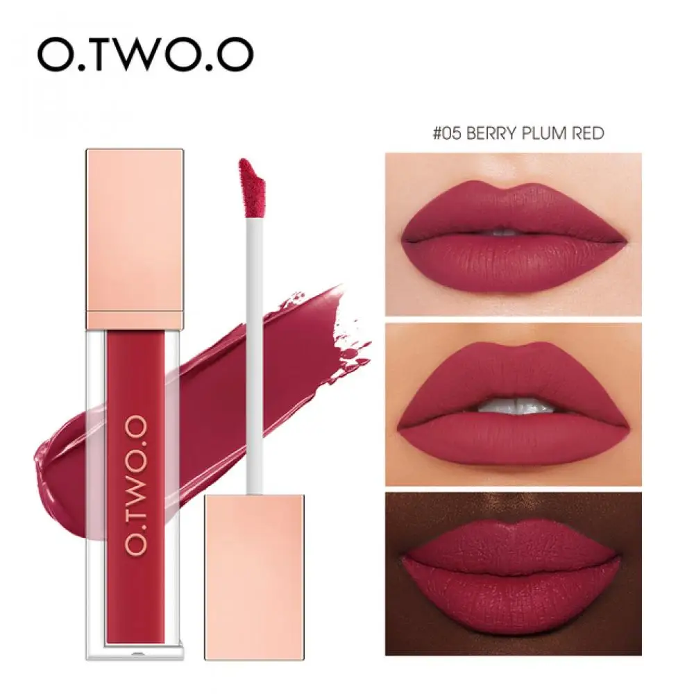 

1 Pcs Sexy Red Makeup Lipstick Matte Waterproof Velvet Nude Liquid Lipstick Hot Sale Fashion 12 Colors Lips Make Up Cosmetics