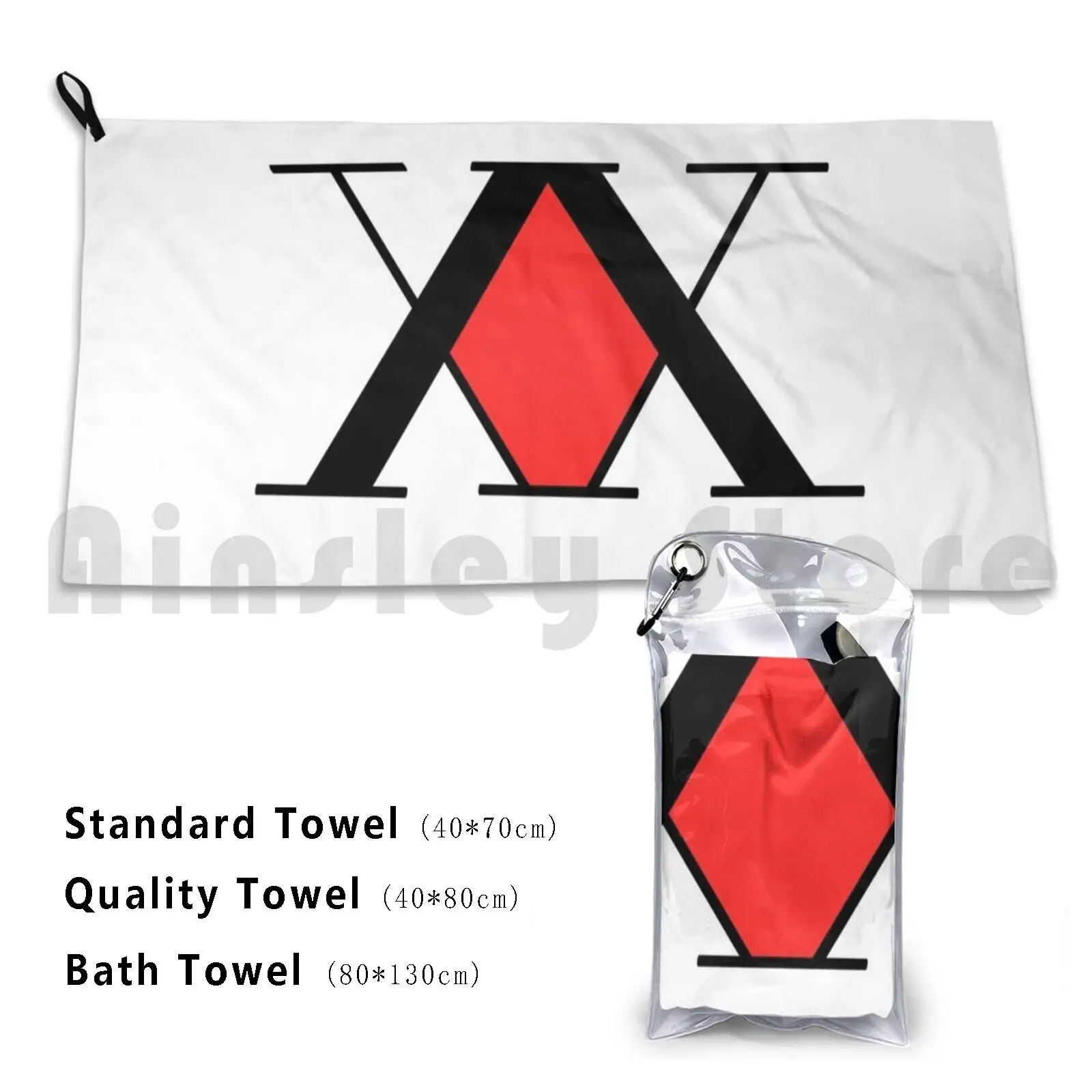 

Hxh Bath Towel Beach Cushion Anime Weeb Hunter Hunter X Hunter