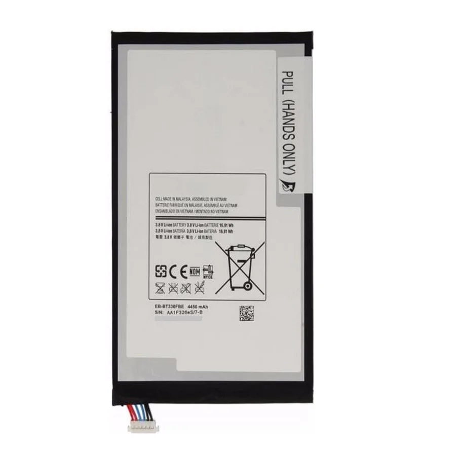 

BATTERY For SAMSUNG GALAXY TAB 4 8.0 SM-T330 SM-T331 SM-T335 BATTERY EB-BT330FBE 4450 mAh