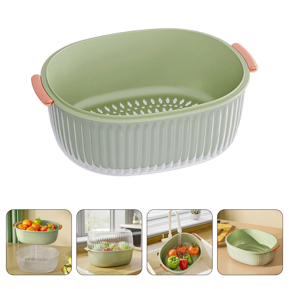 

Cleaning Colander Vegetable Washing Basket Drainer For Cooking Strainer Set Strainers For Kitchen for Preparation Rice