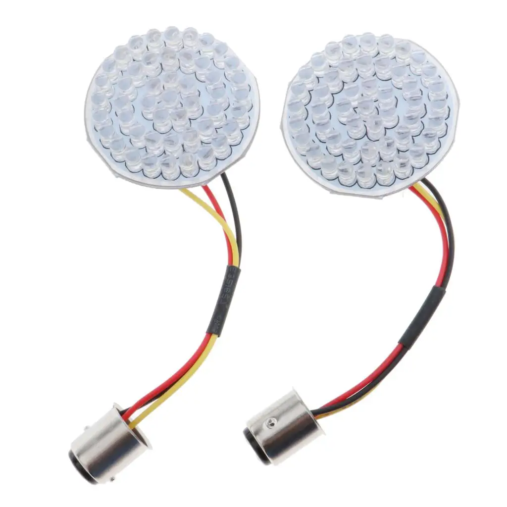 

2pcs Yellow White Front Turn Signals LED Lights Panel for Model