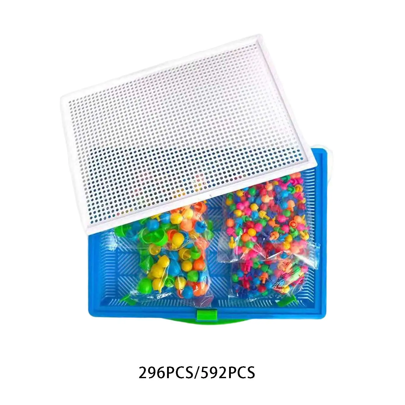 

Educational Mushroom Nails Pegboard Board game, brain teaser Jigsaw Peg Board Mushroom Peg Puzzle for Sorting Toy